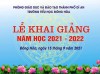 Khai giảng năm học 2021-2022